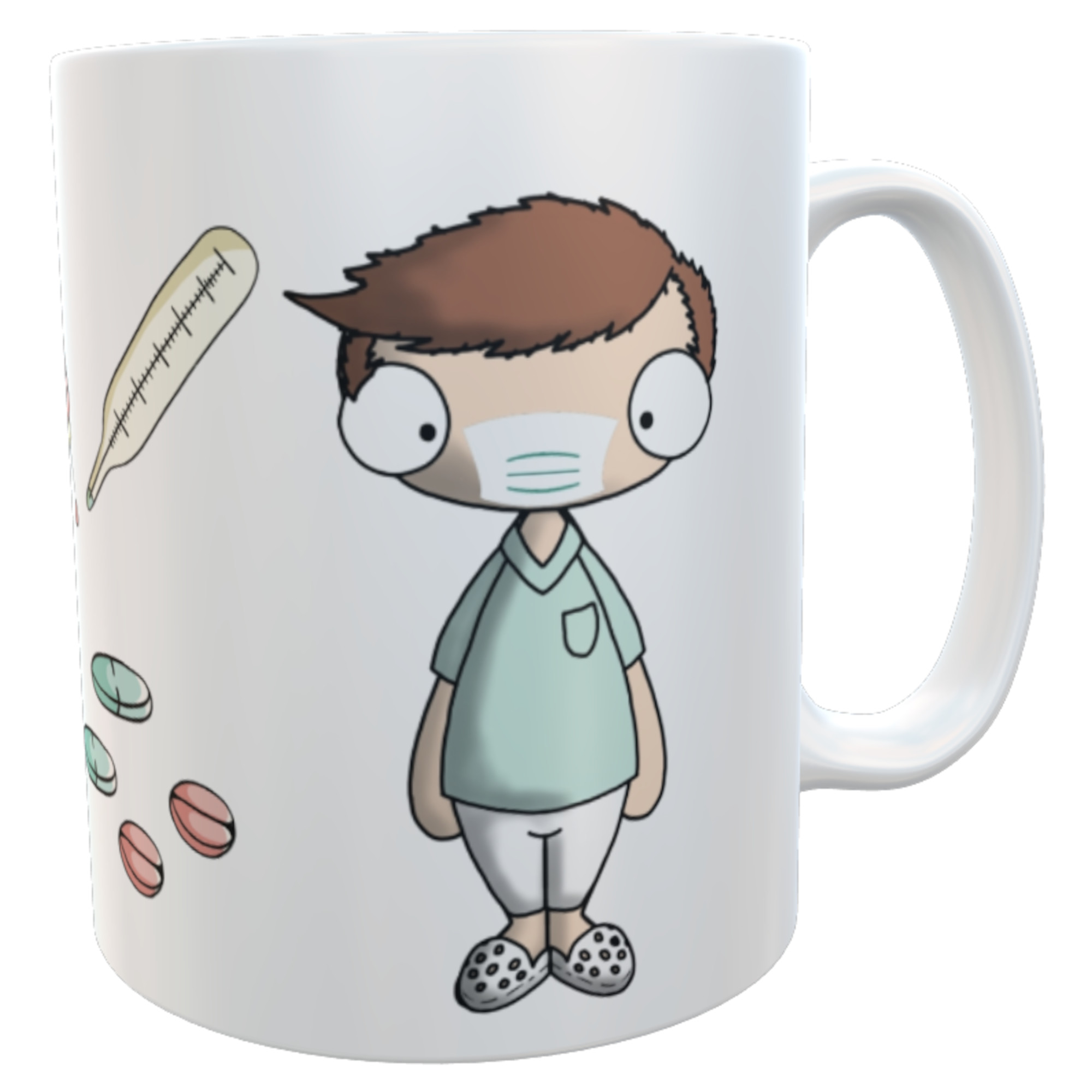 Tasse Pfleger mit Namen Dankeschön