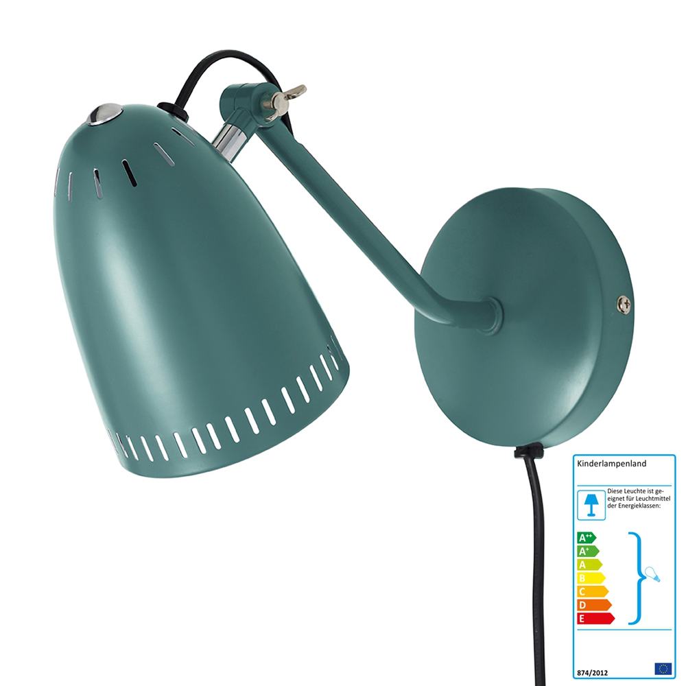 Superliving Wandlampe grün matt