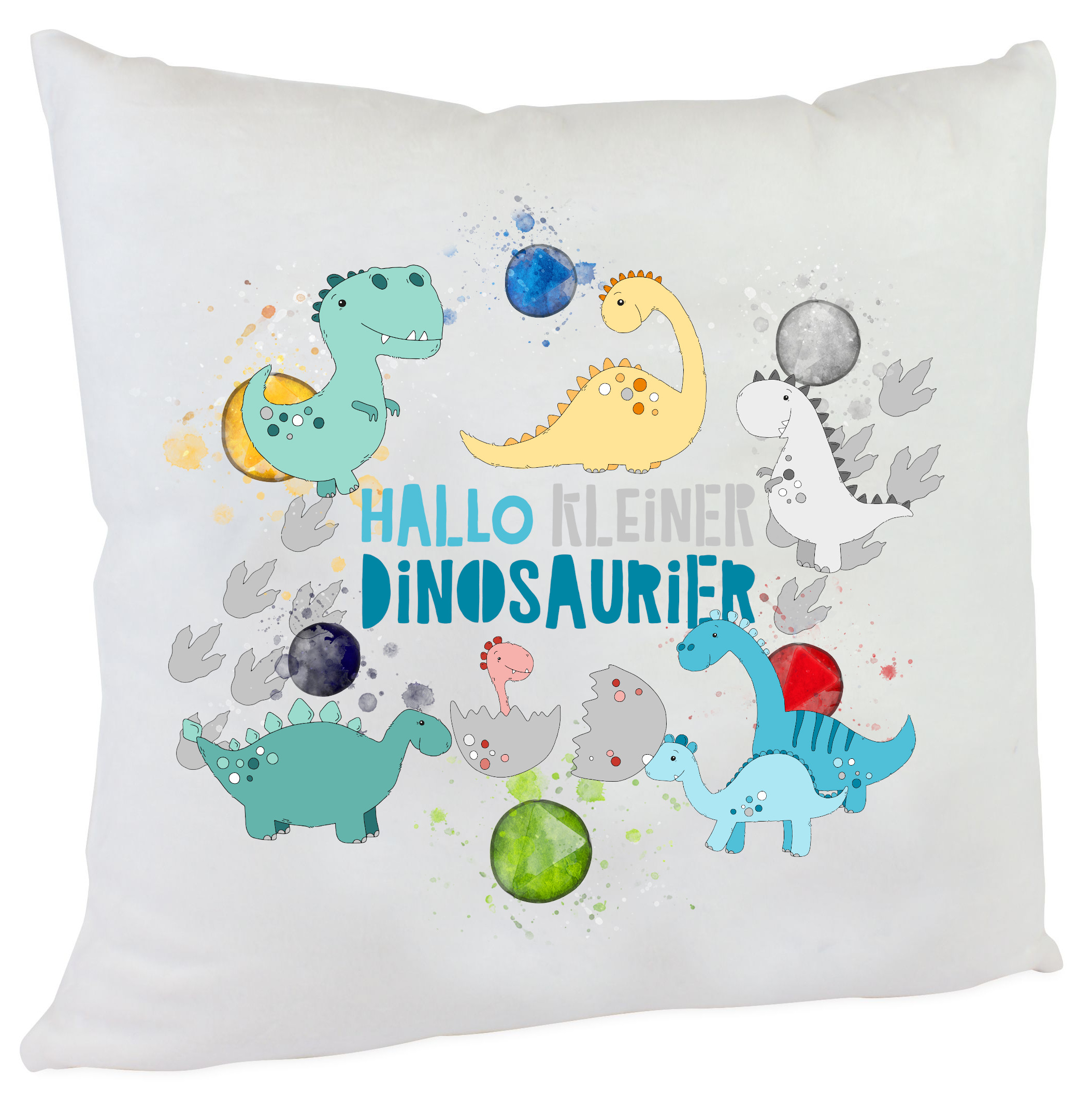 Kuschelkissen kleine Dinos Hallo kleiner Dinosaurier