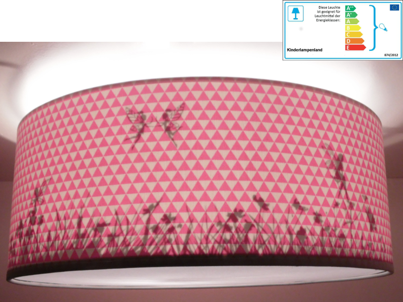 Juuldesign Deckenlampe Elfen silhouette rosa