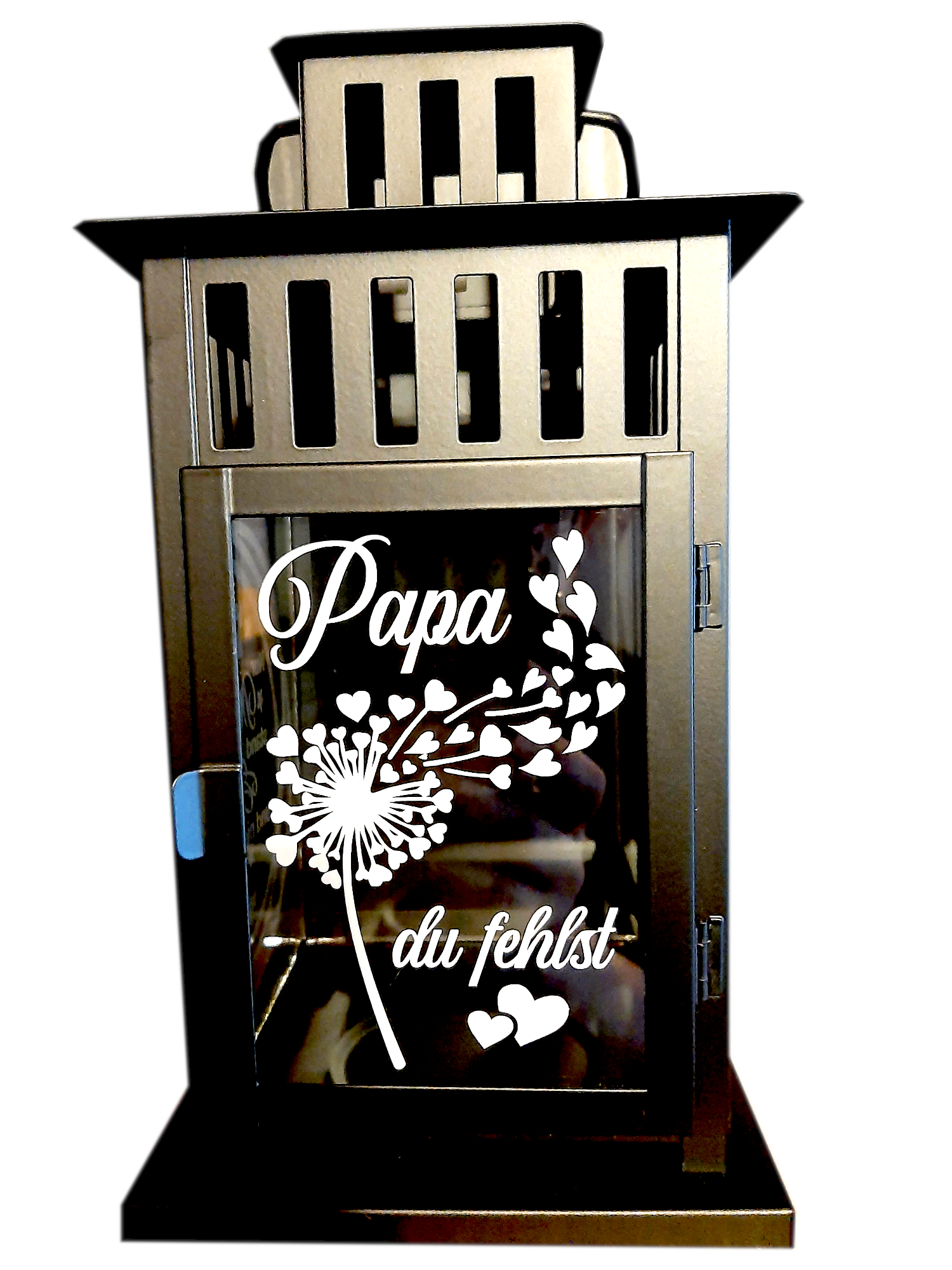Grablaterne, Papa, Erinnerung
