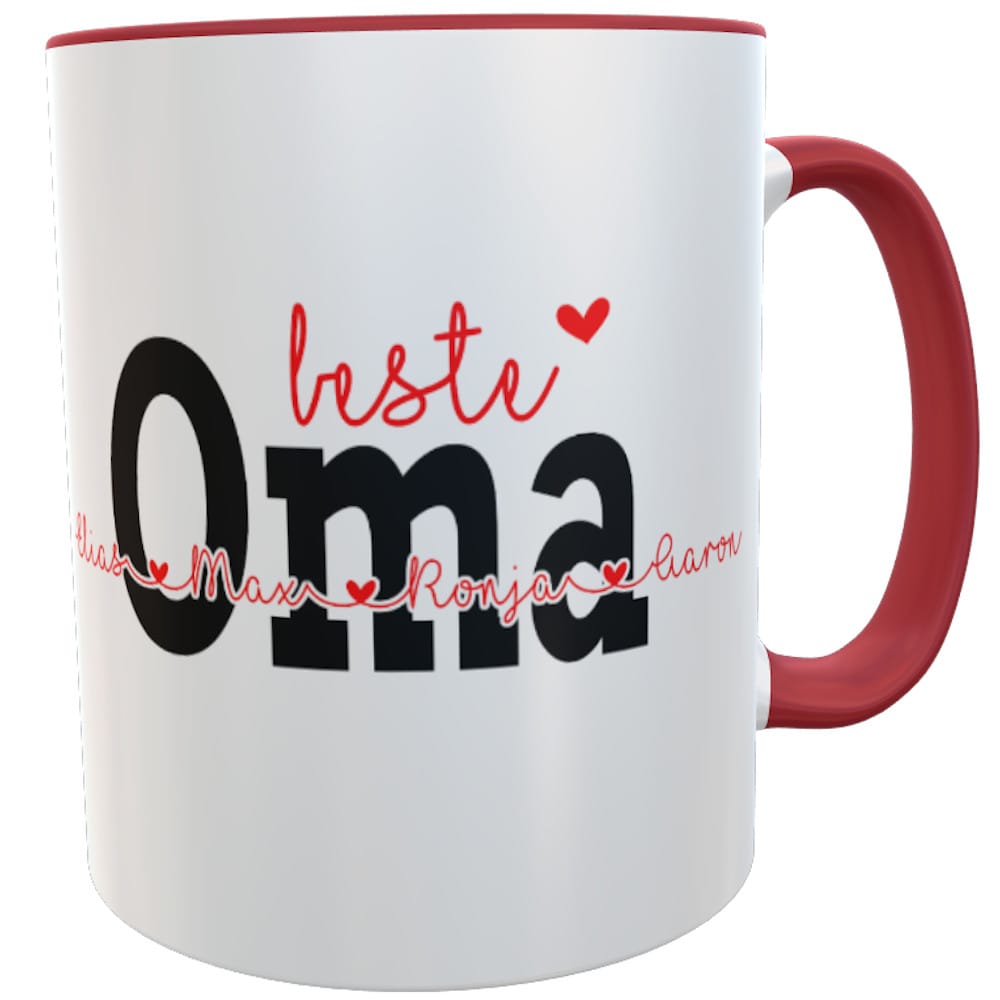 Tasse personalisiert Oma Enkelkinder