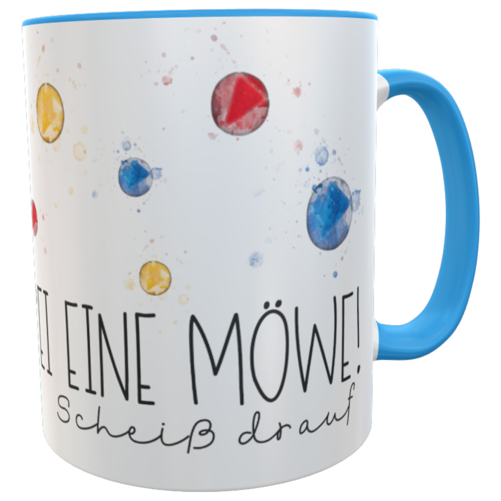 Möwen Tasse maritimer Kaffee-Becher inkl. Geschenkverpackung