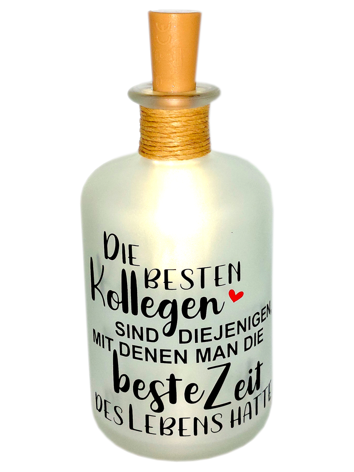 LED-Leuchtflasche Kollegen Freunde Geschenk