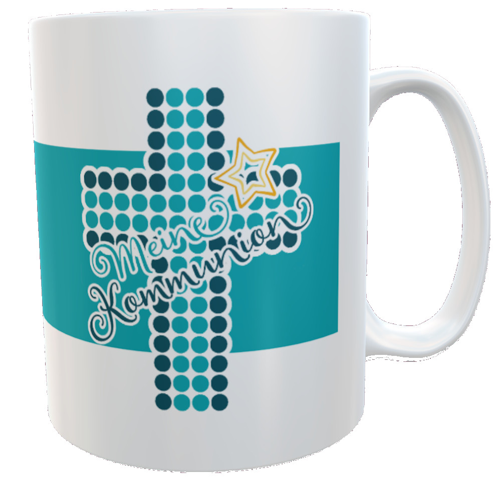 Kilala Tasse Kommunion Kelch und Kreuz