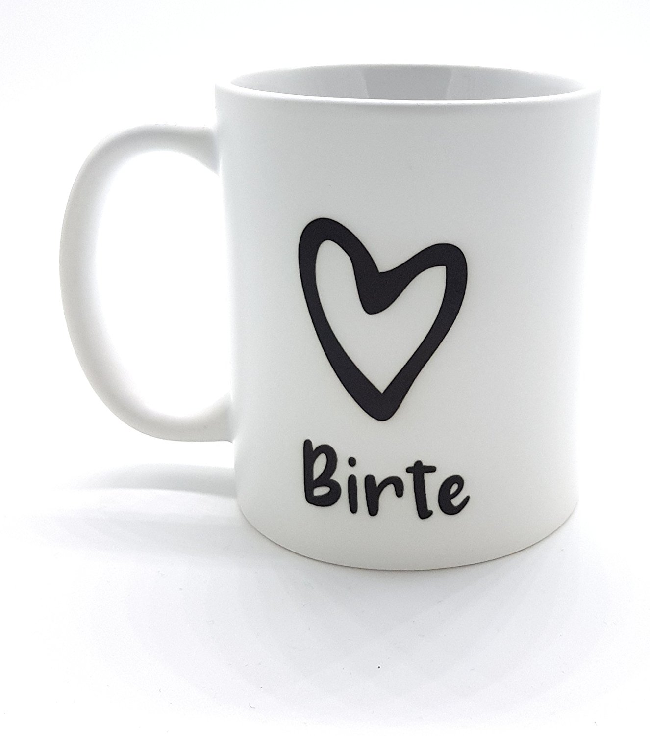 Tasse Herz Kaffeetasse mit Wunschnamen Landhaus
