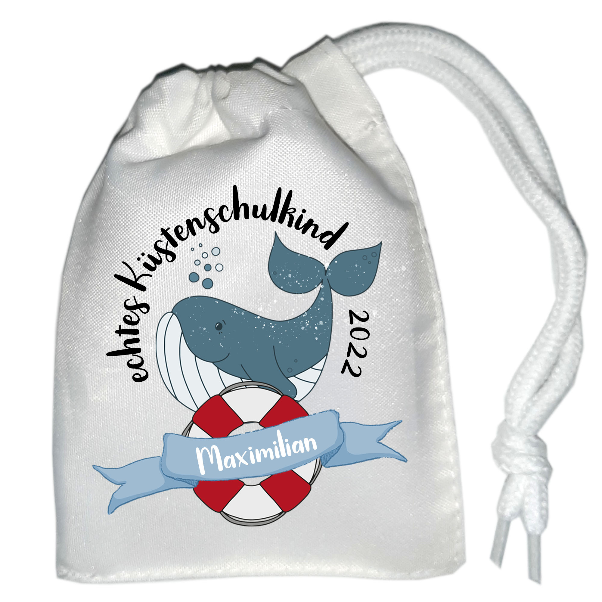 Geldverpackung zur Einschulung Wal personalisierte Verpackung für Geldgeschenke Einkaufsbummel
