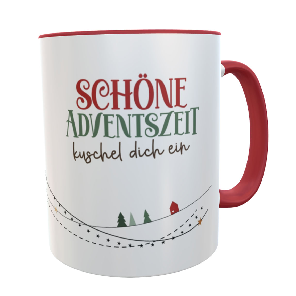 personalisierter Kaffeetasse Spruch Schöne Advnentszeit