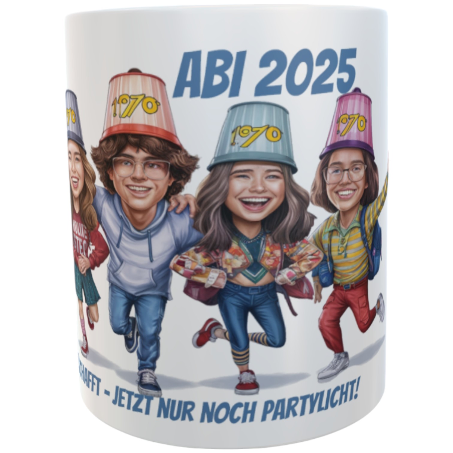 ABI 2025 Tasse – Abi geschafft – Jetzt nur noch Partylicht!