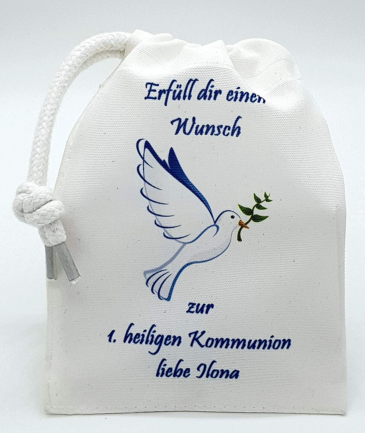 Geschenkverpackung für Geld Taube Kommunion