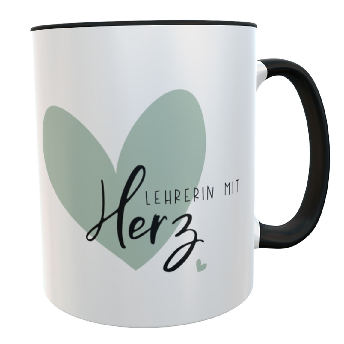 Tasse Lehrerin mit Herz