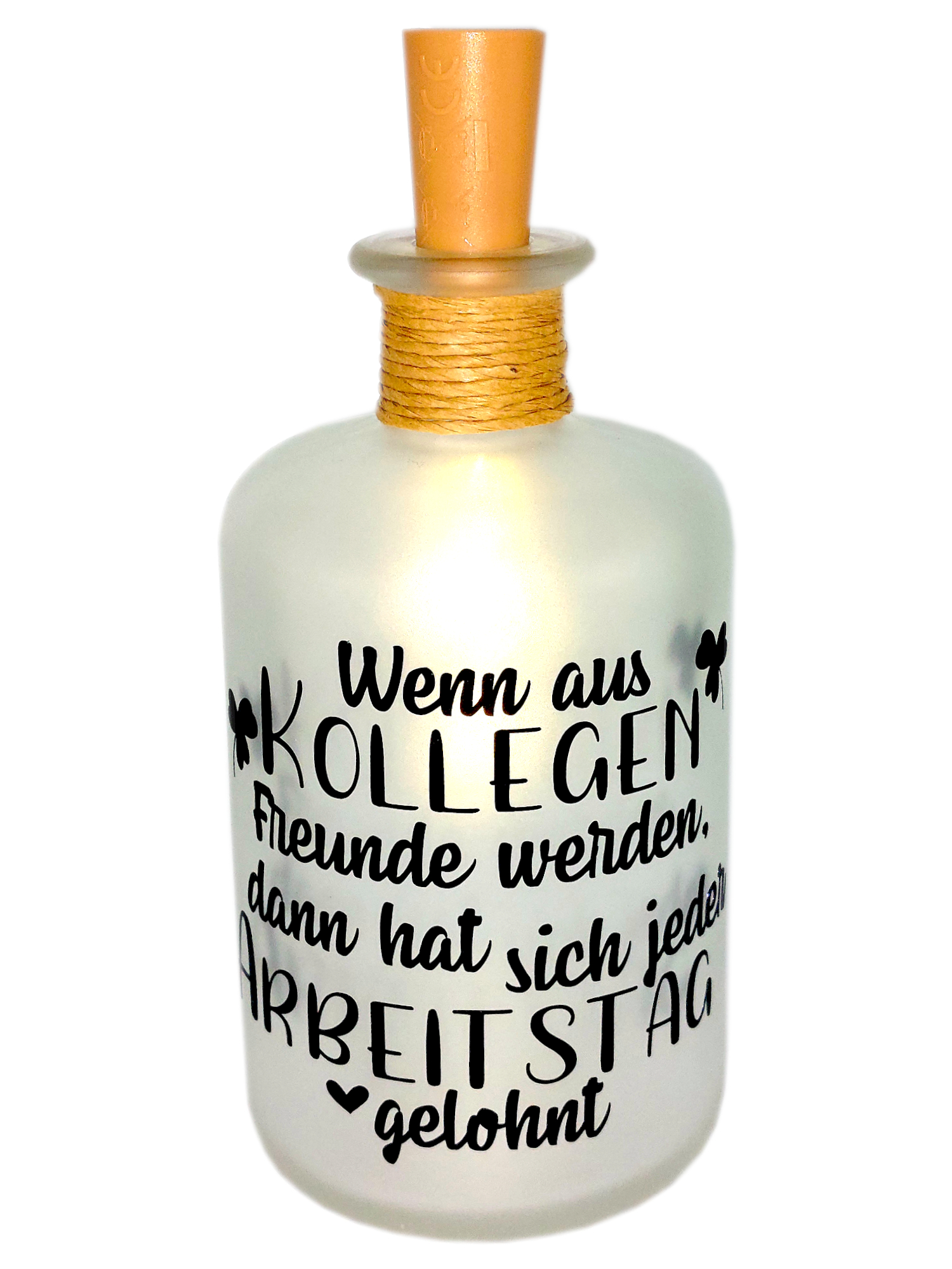LED-Leuchtflasche Kollegen Freunde Geschenk