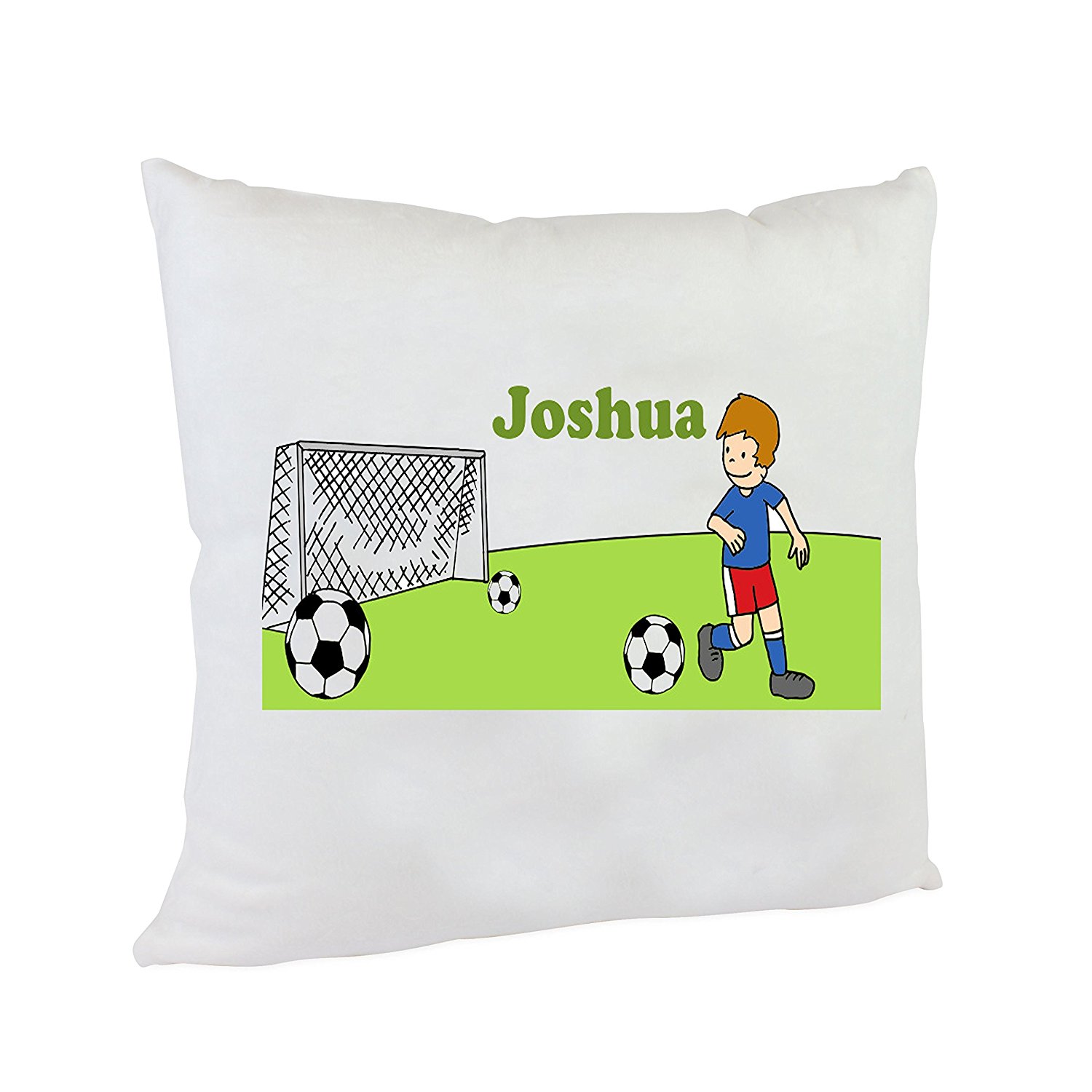 Namenskissen Fußball Kissen mit Namen Tolle Geschenkidee zur Geburt, Taufe oder Geburtstag