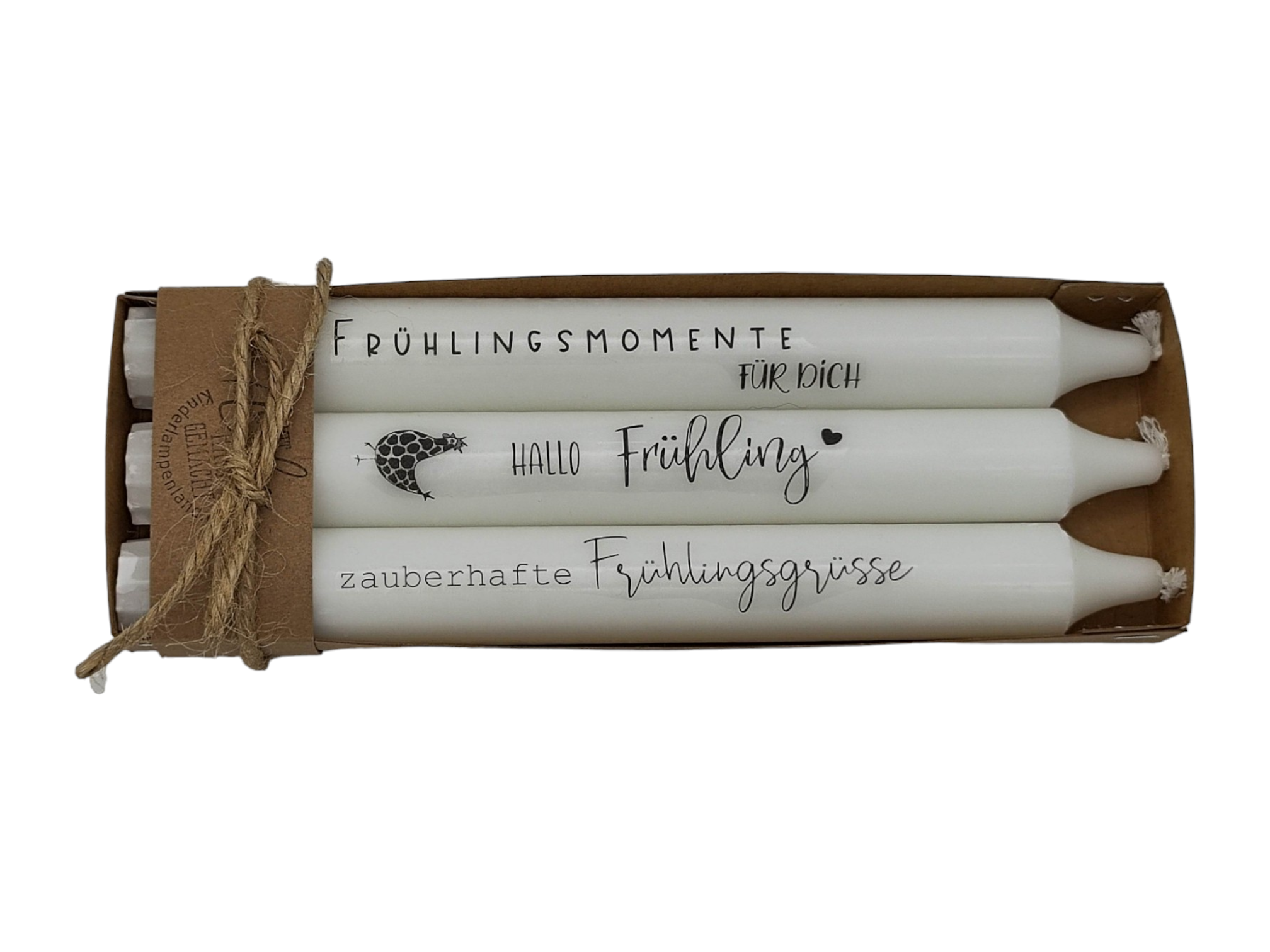 Stabkerzen Hallo Frühling 3er-Set