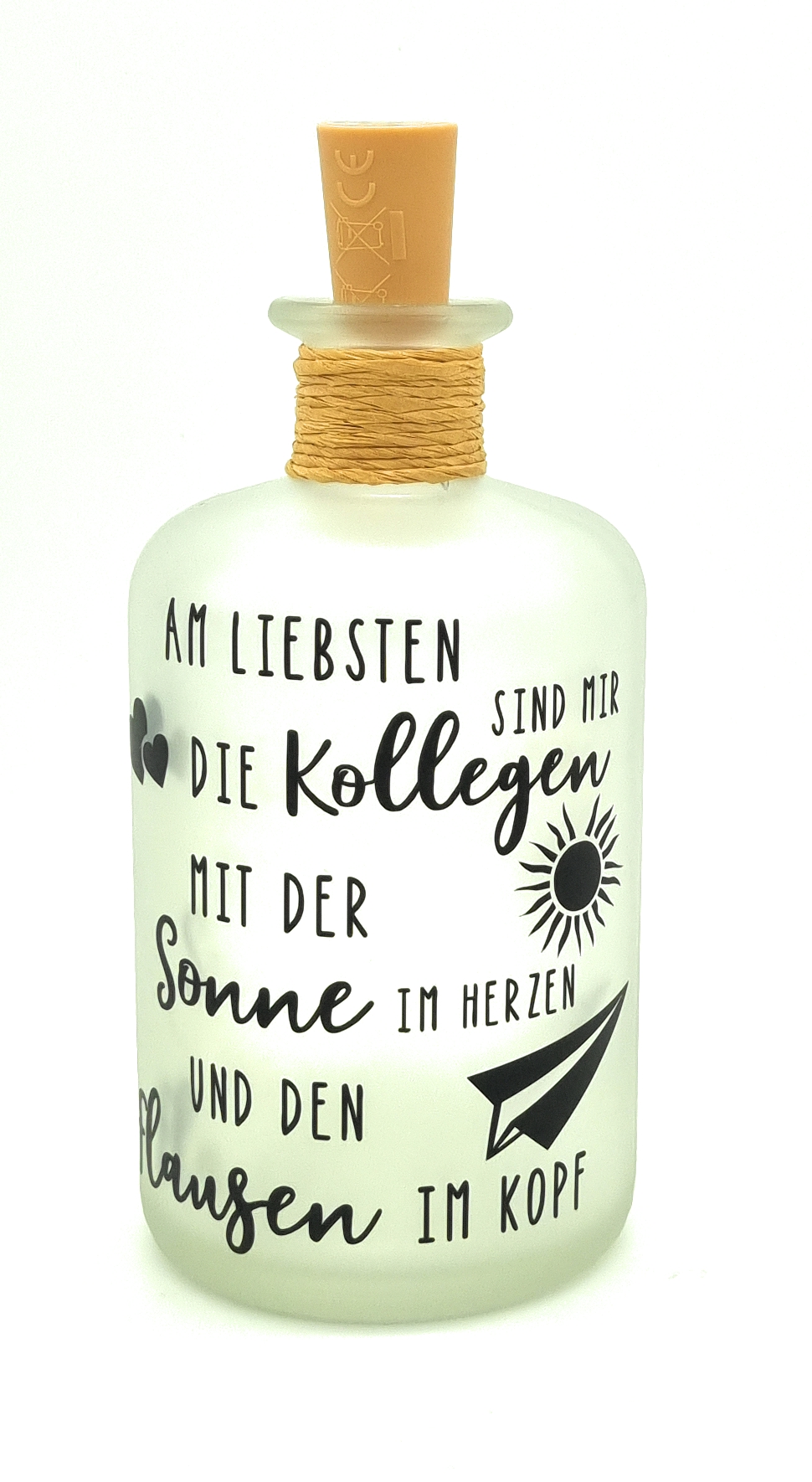 LED-Leuchtflasche Kollegen Sonne Geschenk
