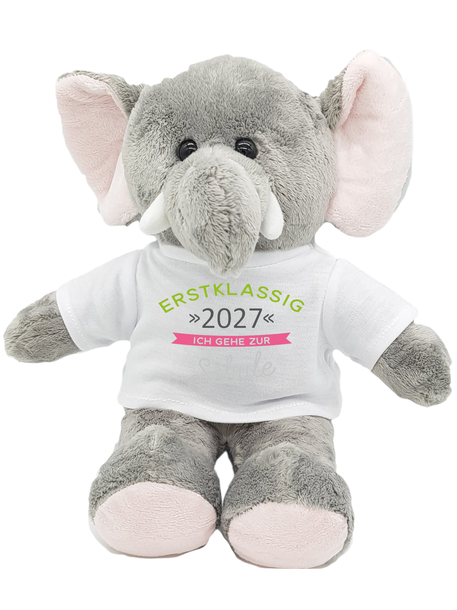 Elefant Kuscheltier für die Zuckertüte Schultüte mit Spruch