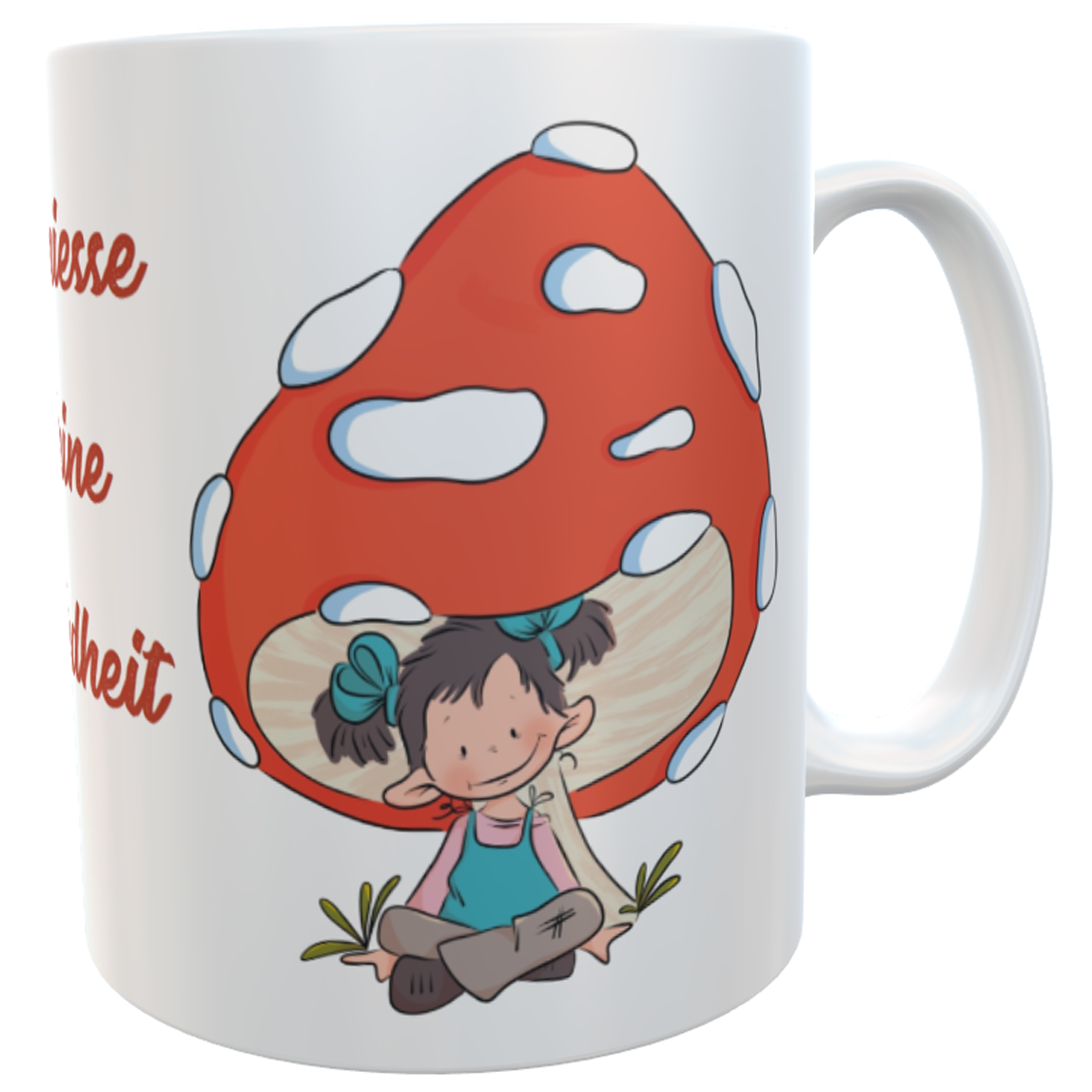 Kindertasse Genieße deine Kindheit emmapünktchen inkl. Geschenkverpackung Keramik
