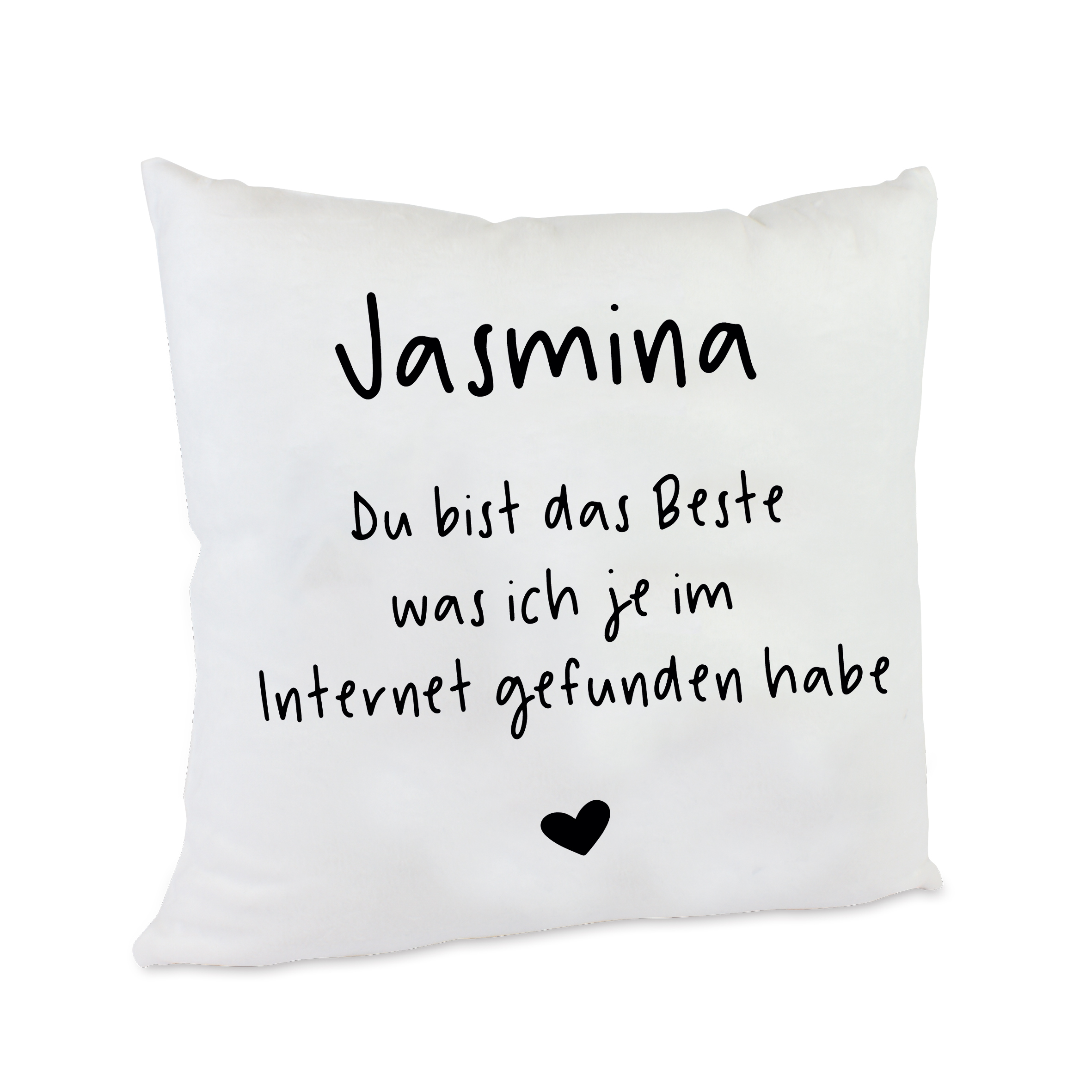 Kissen Beste Internet-Fund Spruch Du bist das beste