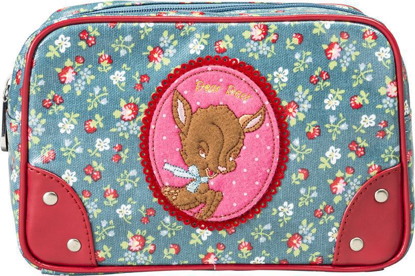 Room Seven Kulturtasche Bambi Reh hellblau