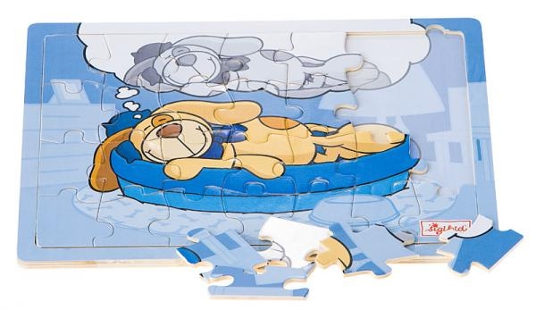 Sigikid Holzpuzzle Hund