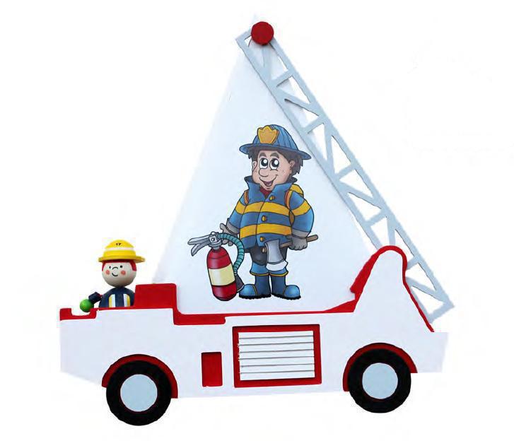 Elobra Wandleuchte Feuerwehr mit Feuerwehrmann