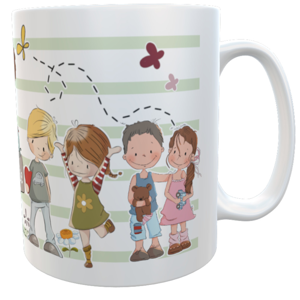 personalisierte Tasse Erzieherin danke für die schöne Zeit