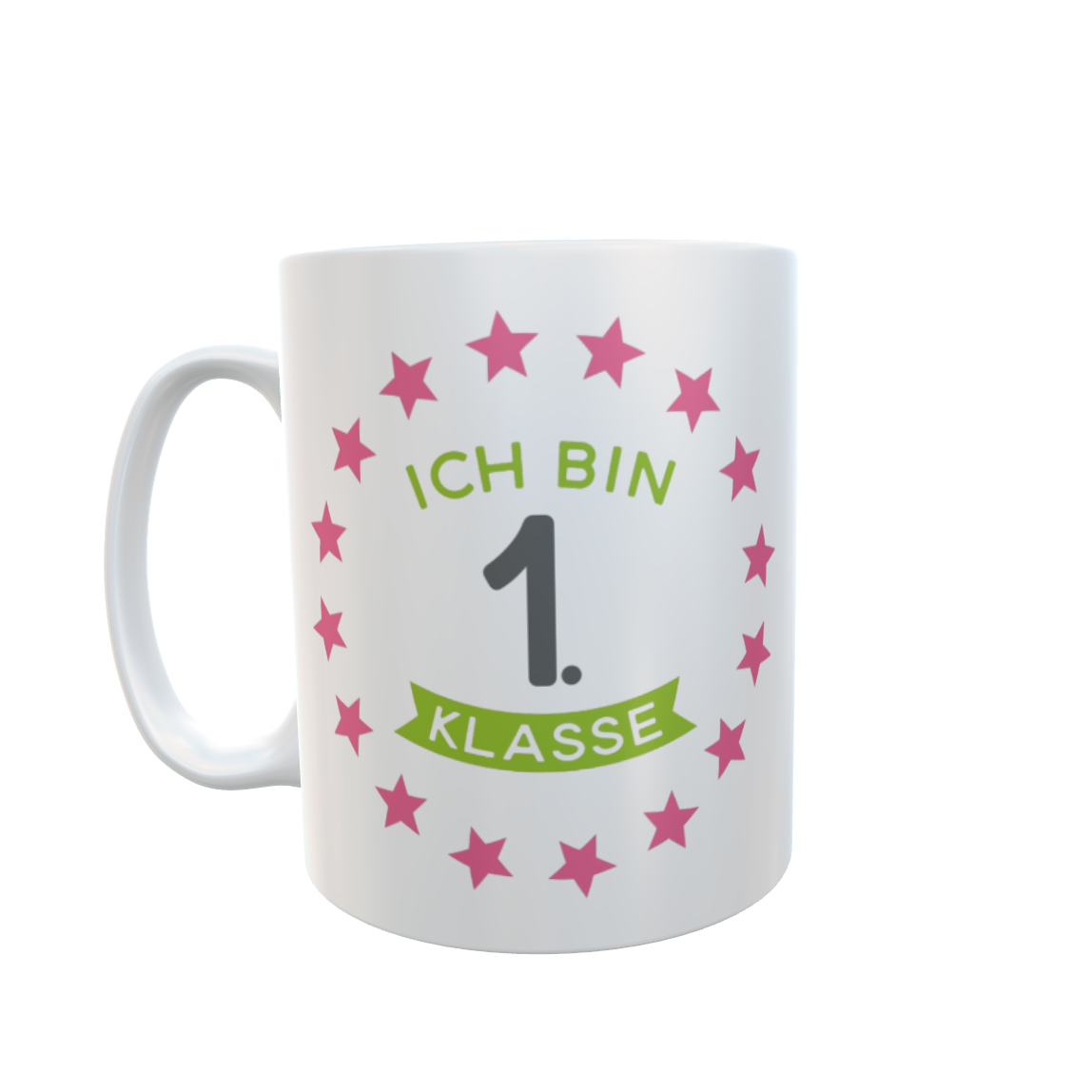 Tasse Schulkind Mädchen 2024 zur Einschulung