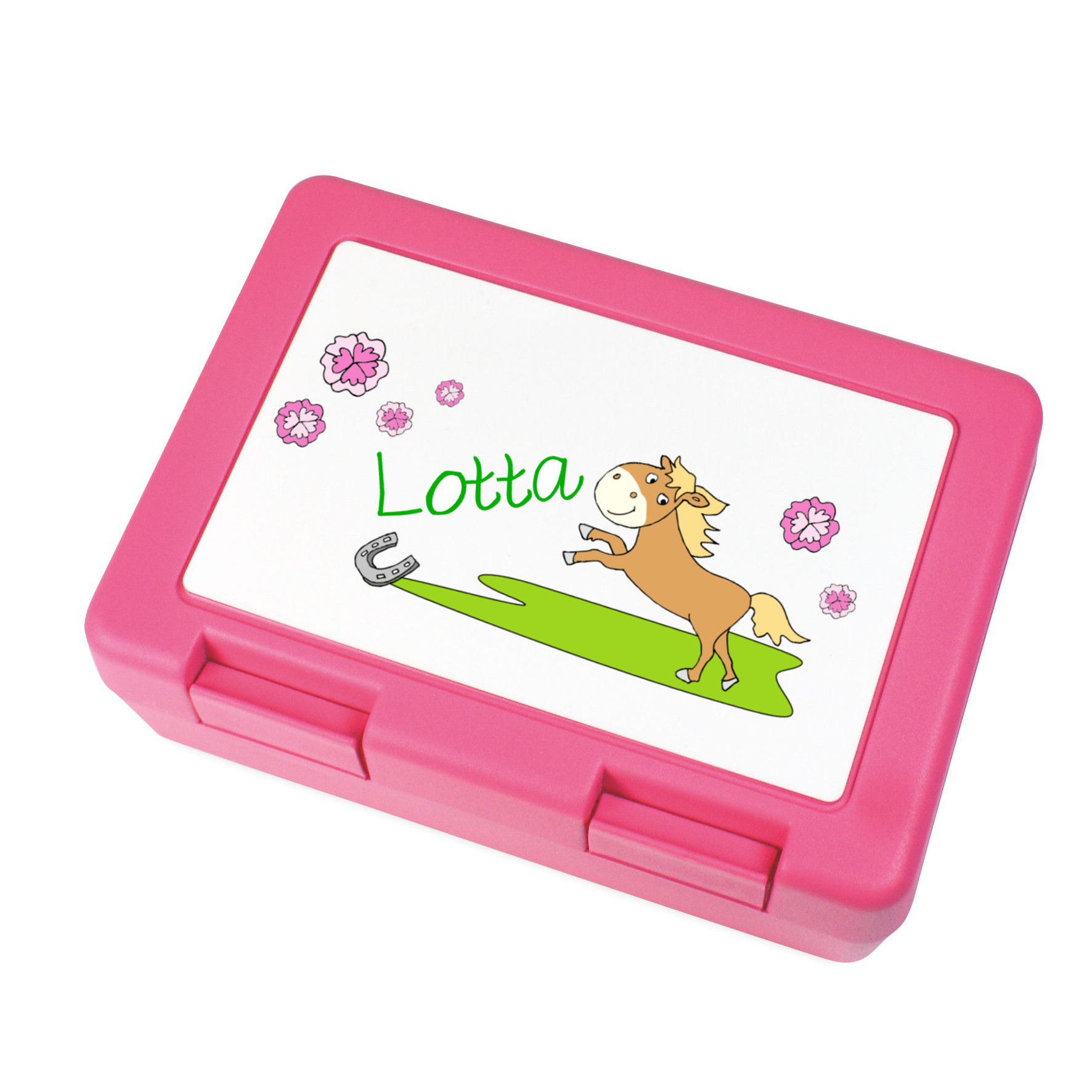 Brotdose Pferd mit Wuschnamen personalisiert