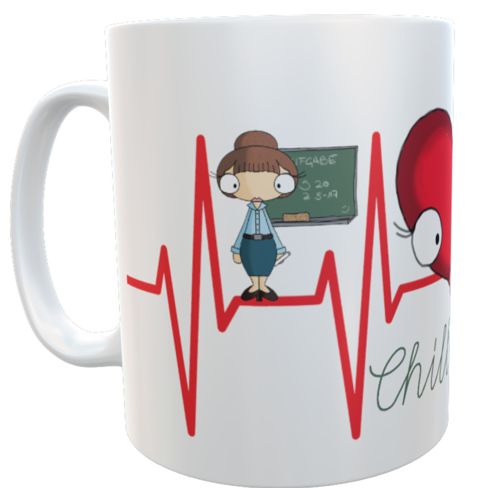 Tasse Lehrerin chill mal Kaffetasse