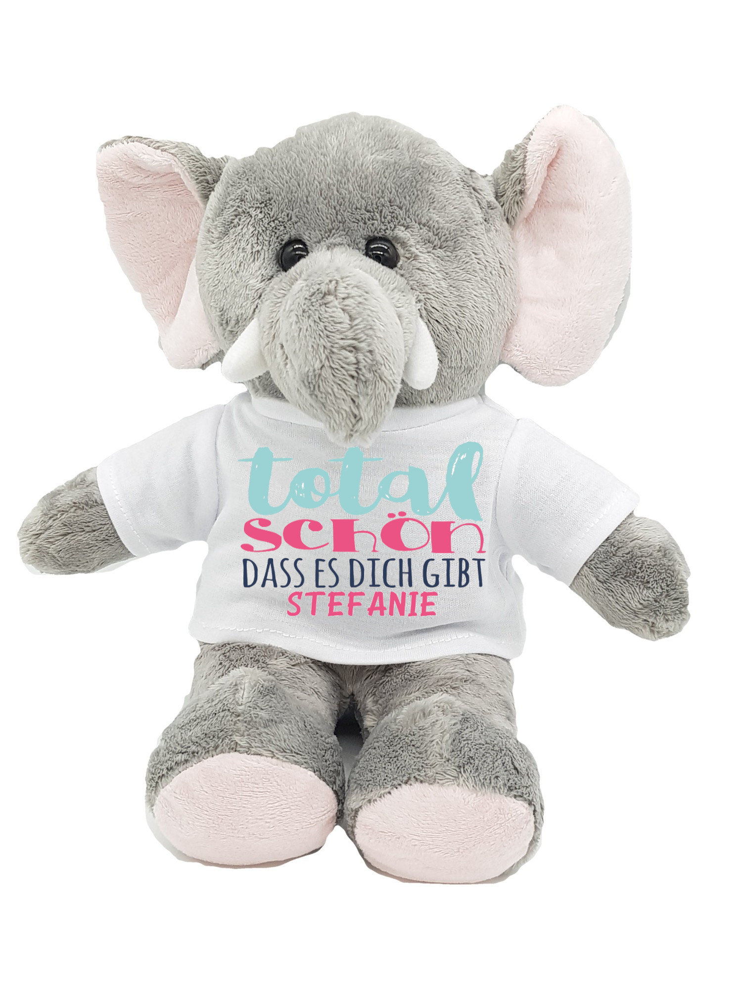 Elefant Spruch Total schön das es dich gibt mit Wunschnamen