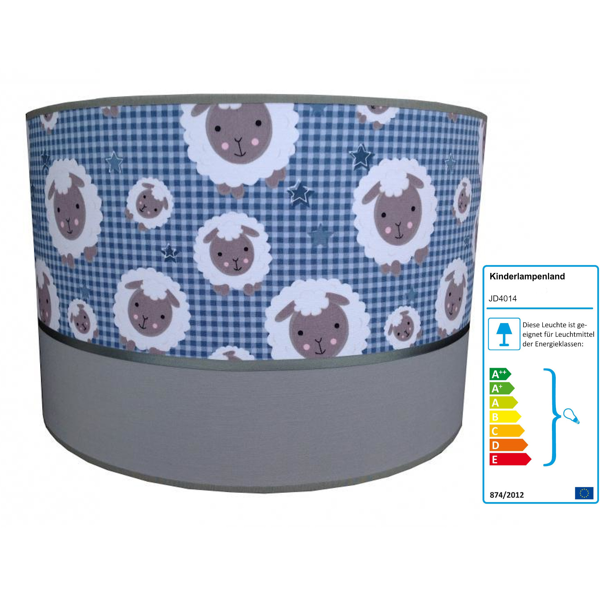 Juuldesign Hängelampe Schaf blau