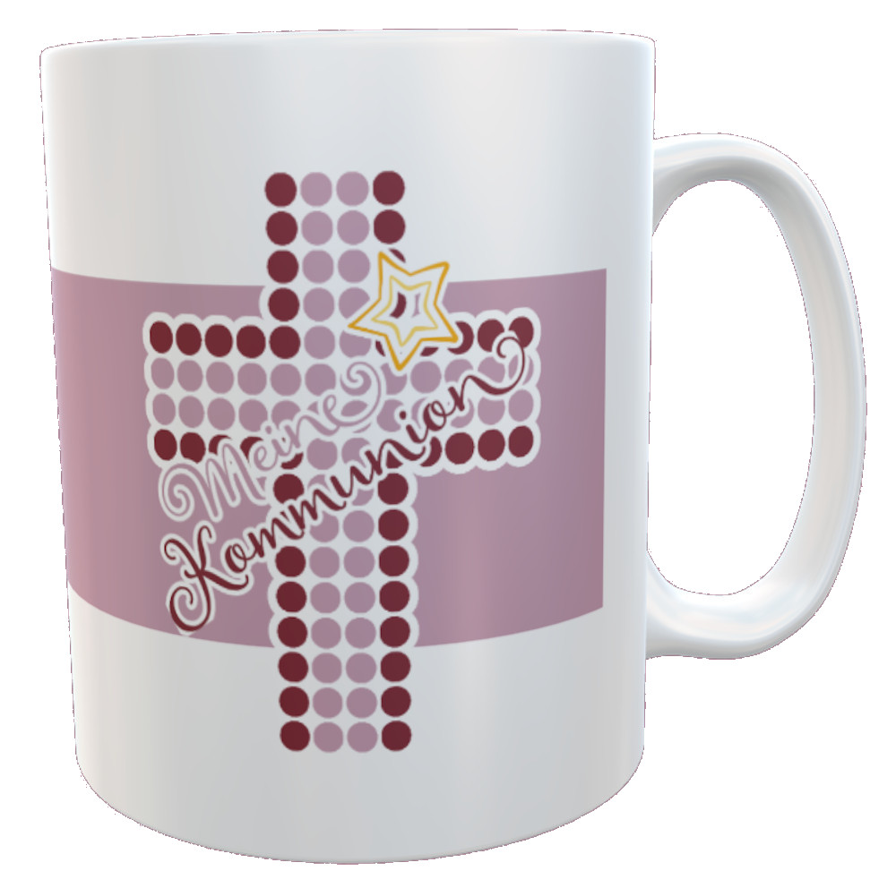 Kilala Tasse Kommunion Kelch und Kreuz