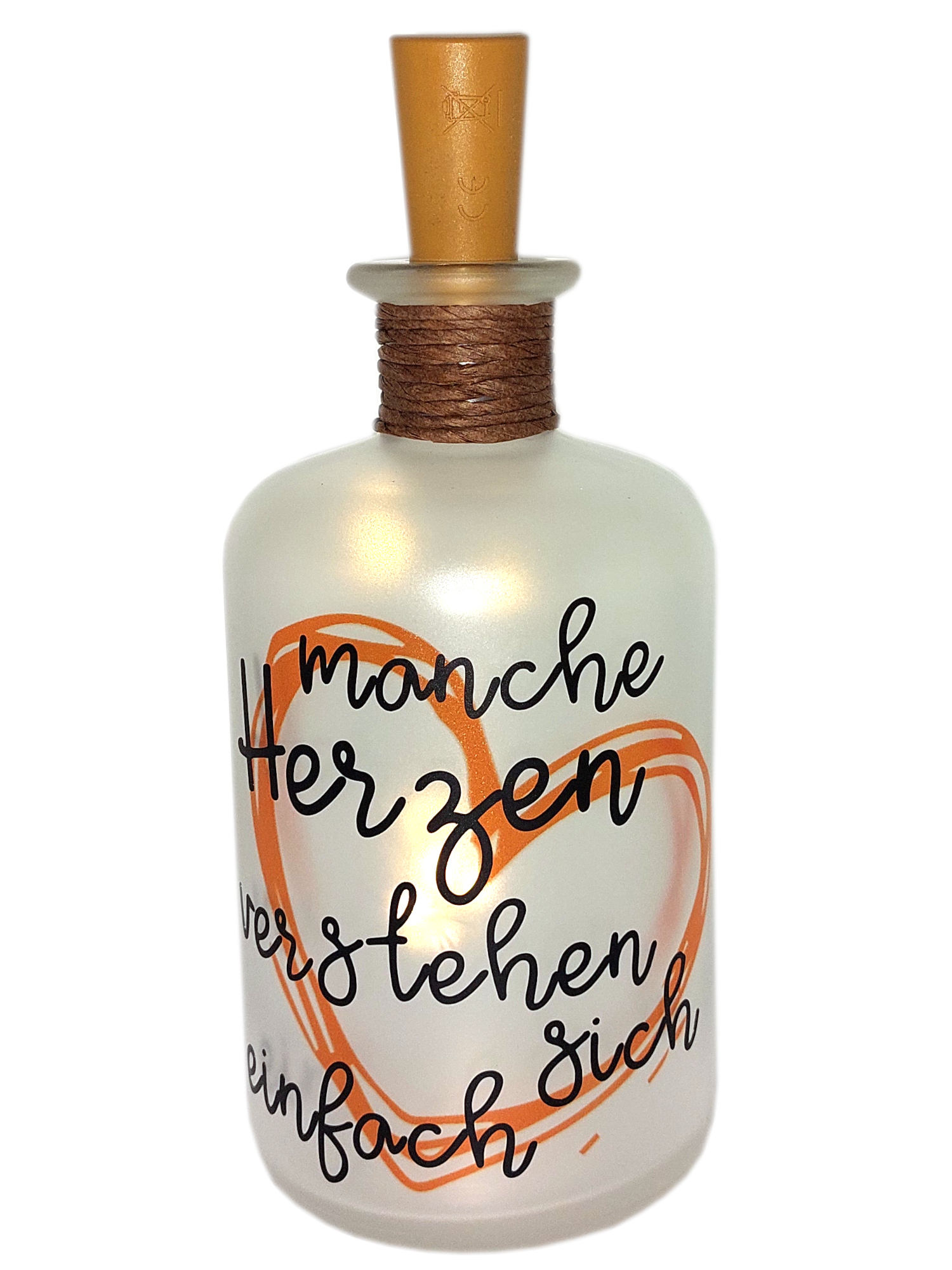 LED-Leuchtflasche beste Freundin