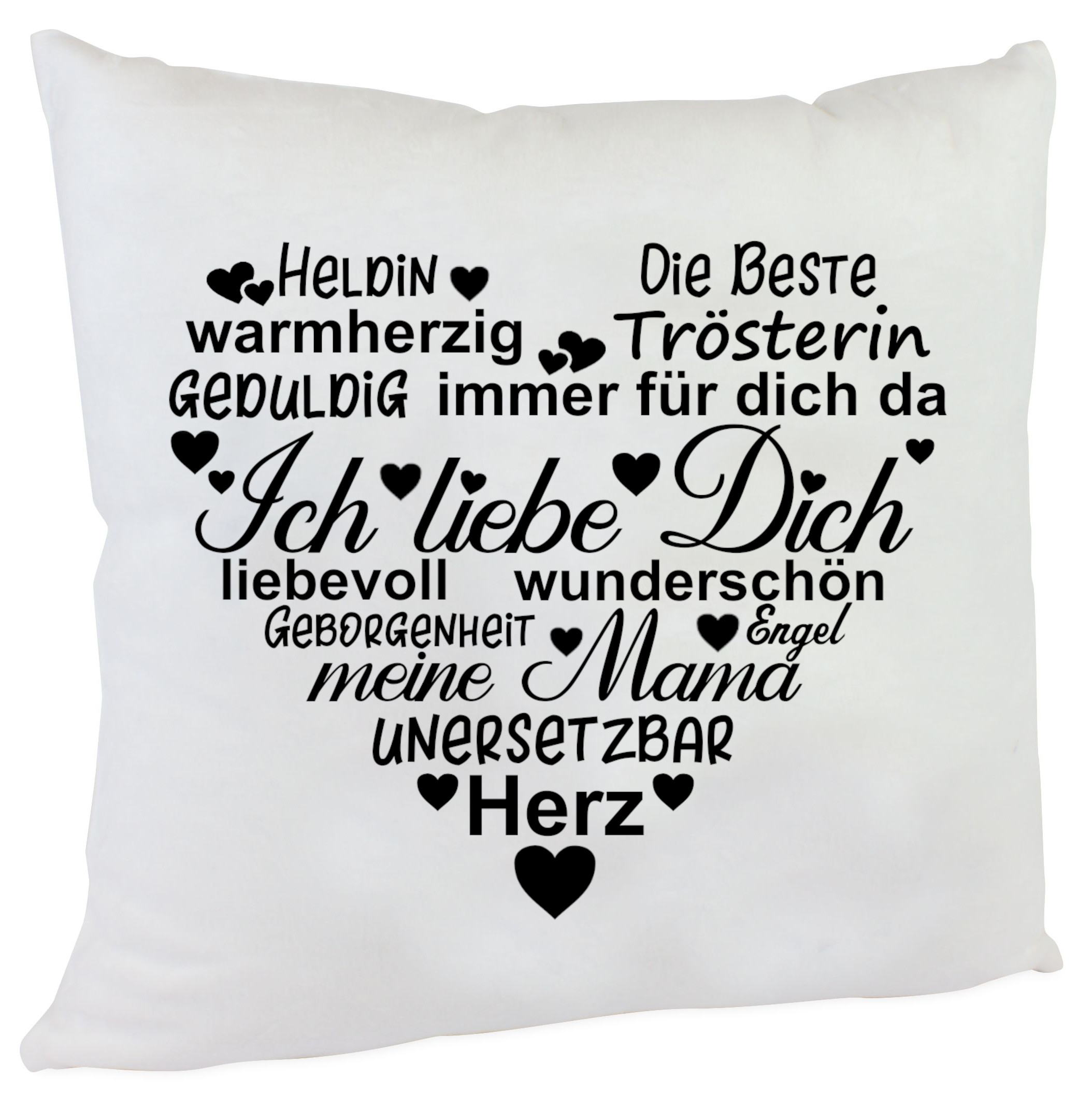 Kissen Mama Herz Ich liebe dich