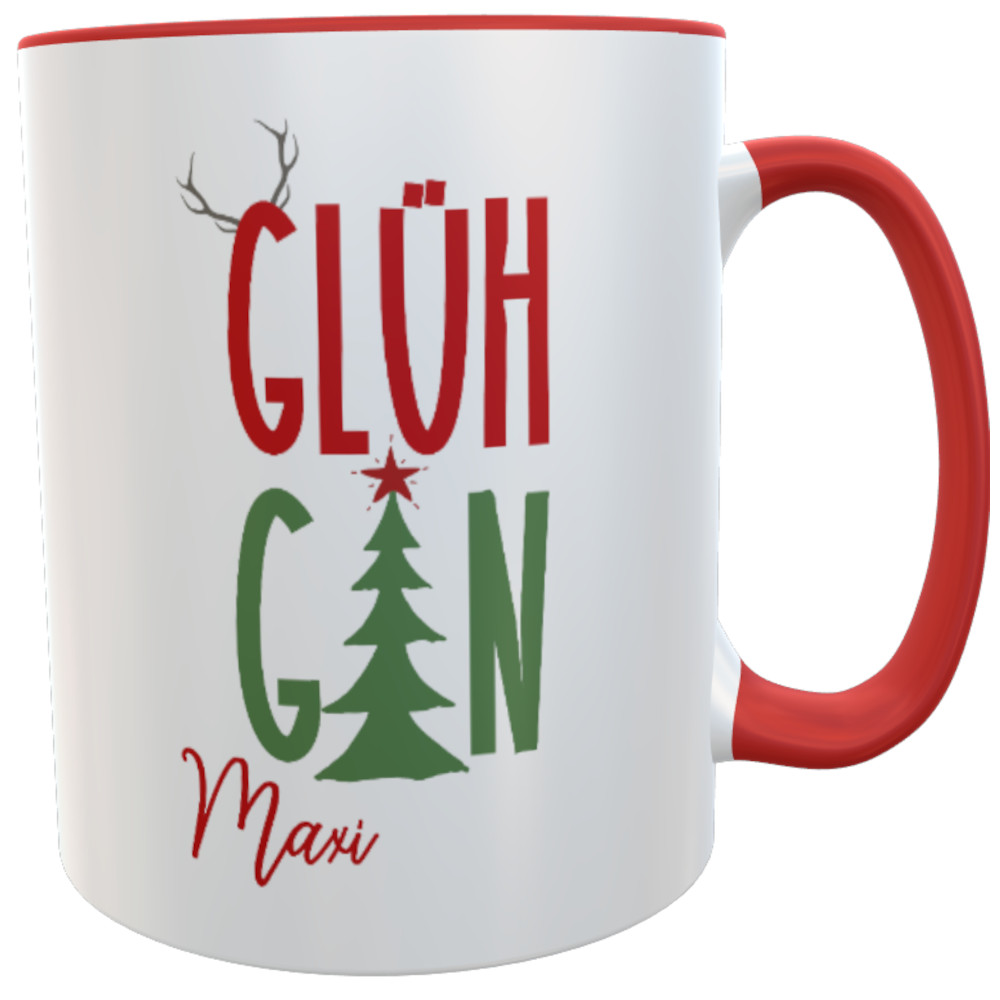 Tasse GlühGin mit Wunschname