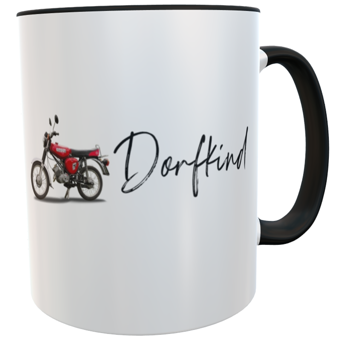 Tasse Moped Simson S51 rot mit Namen