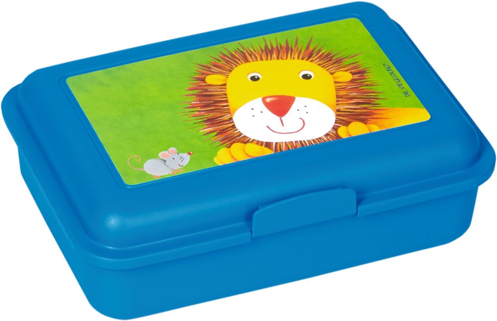Die Spiegelburg Kinderbrotdose Löwe blau