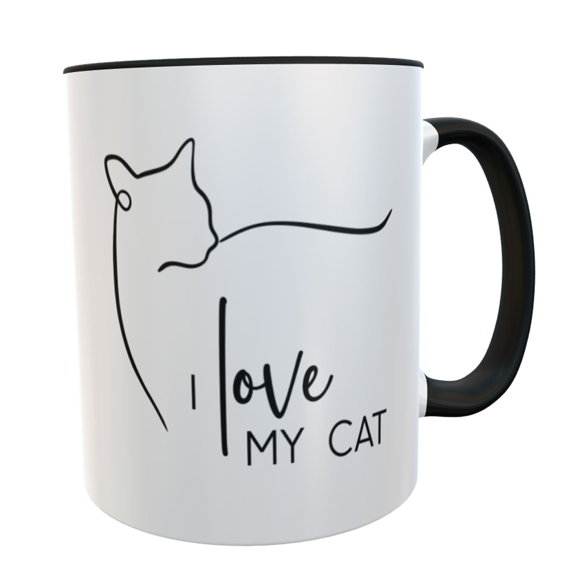 Personalisierte Katzen Tasse mit Spruch - Katzentasse - Cat Mug Geschenk Katzenliebhaber