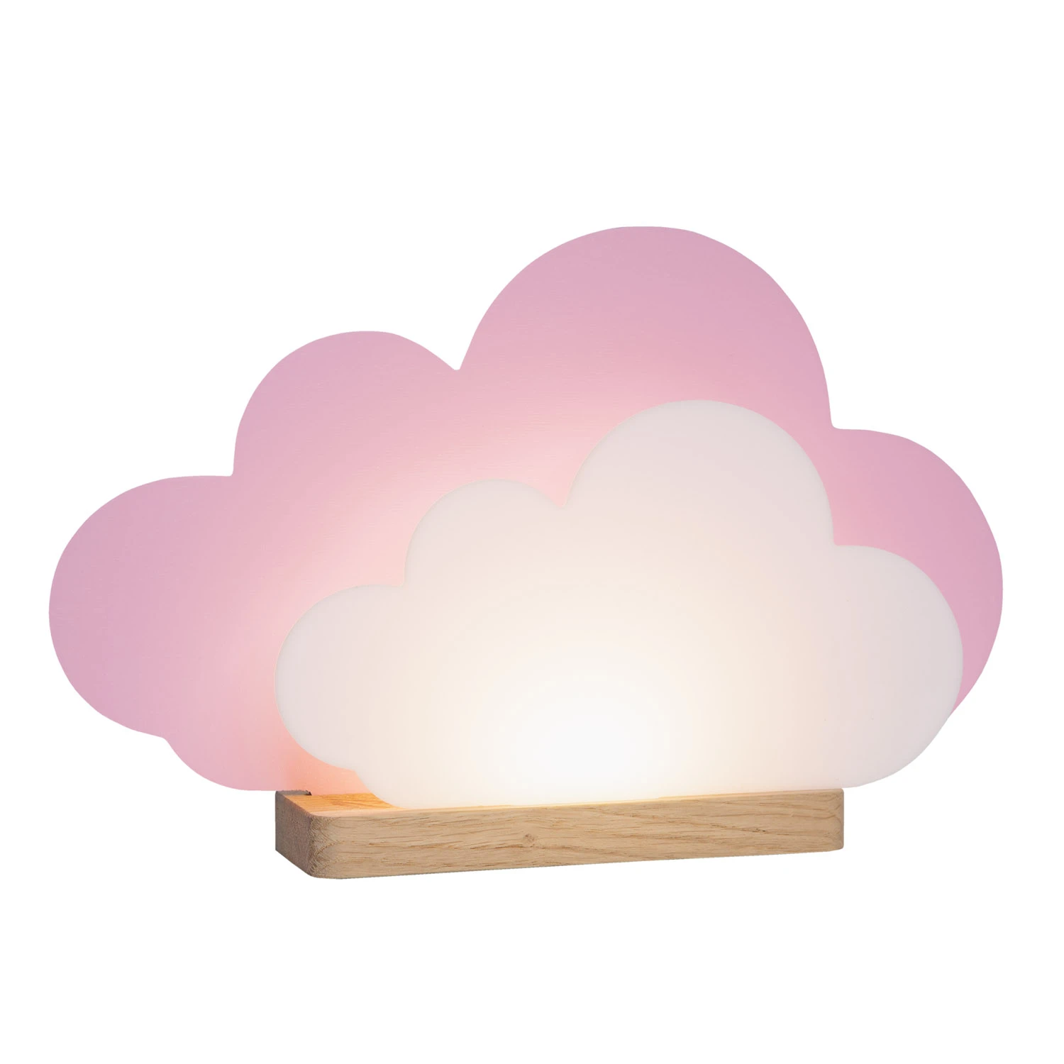 Elobra Tischleuchte Wölkchen rosa 3 Watt