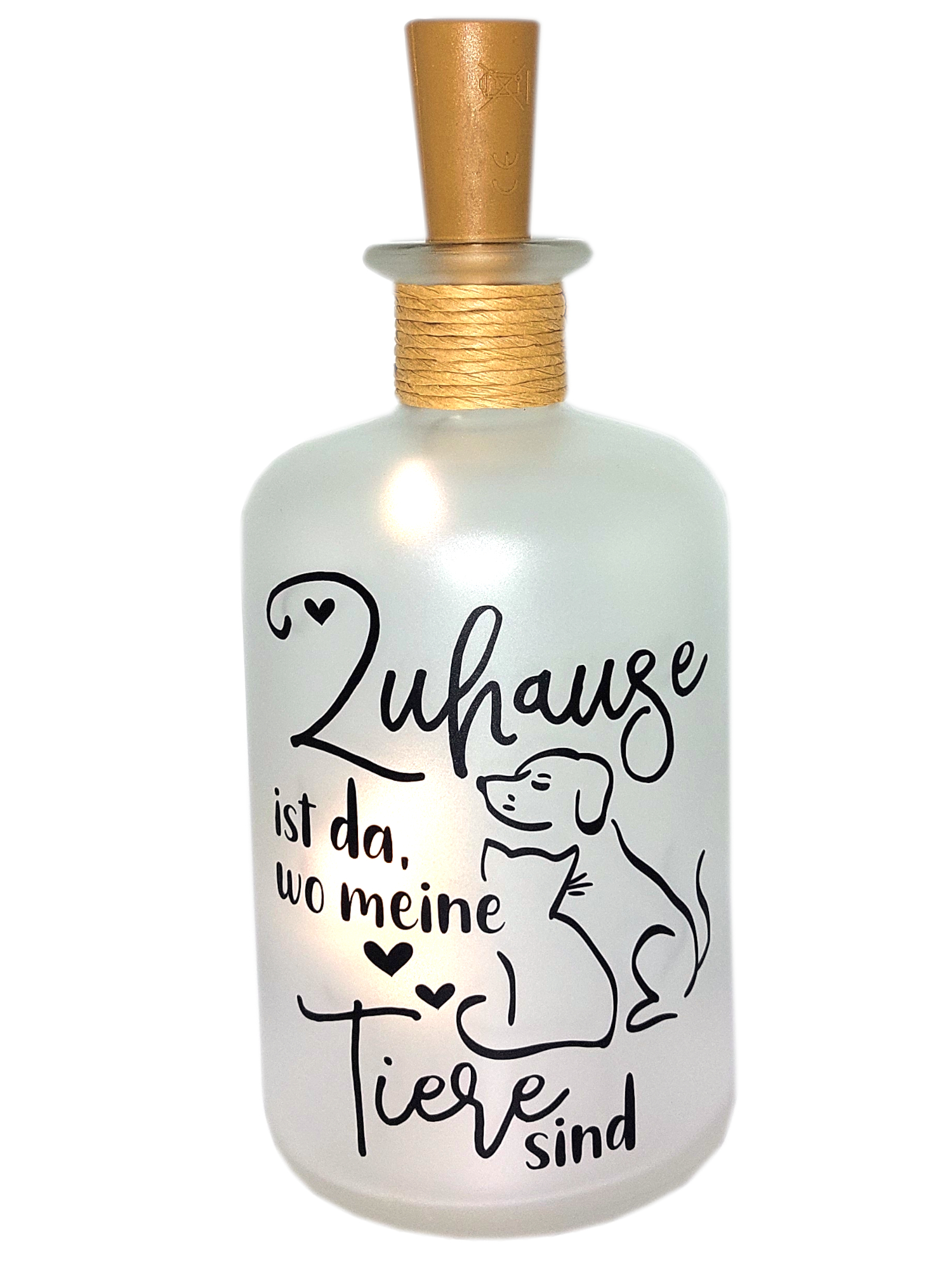LED-Leuchtflasche Haustiere Hund/Katze