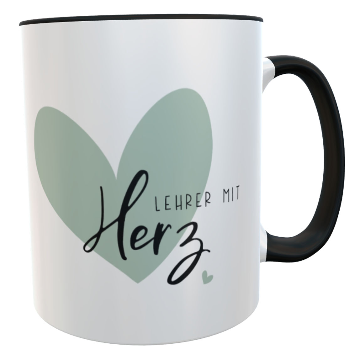 Tasse Lehrer mit Herz