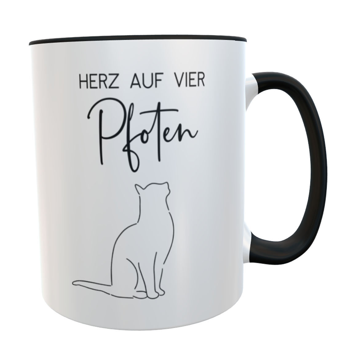 Personalisierte Katzen Tasse mit Sprüchen - Katzentasse - Cat Mug Geschenk Katzenliebhaber