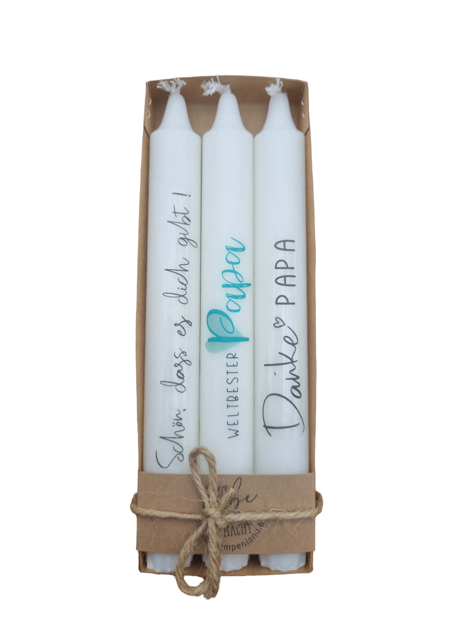 Stabkerzen Papa 3er-Set