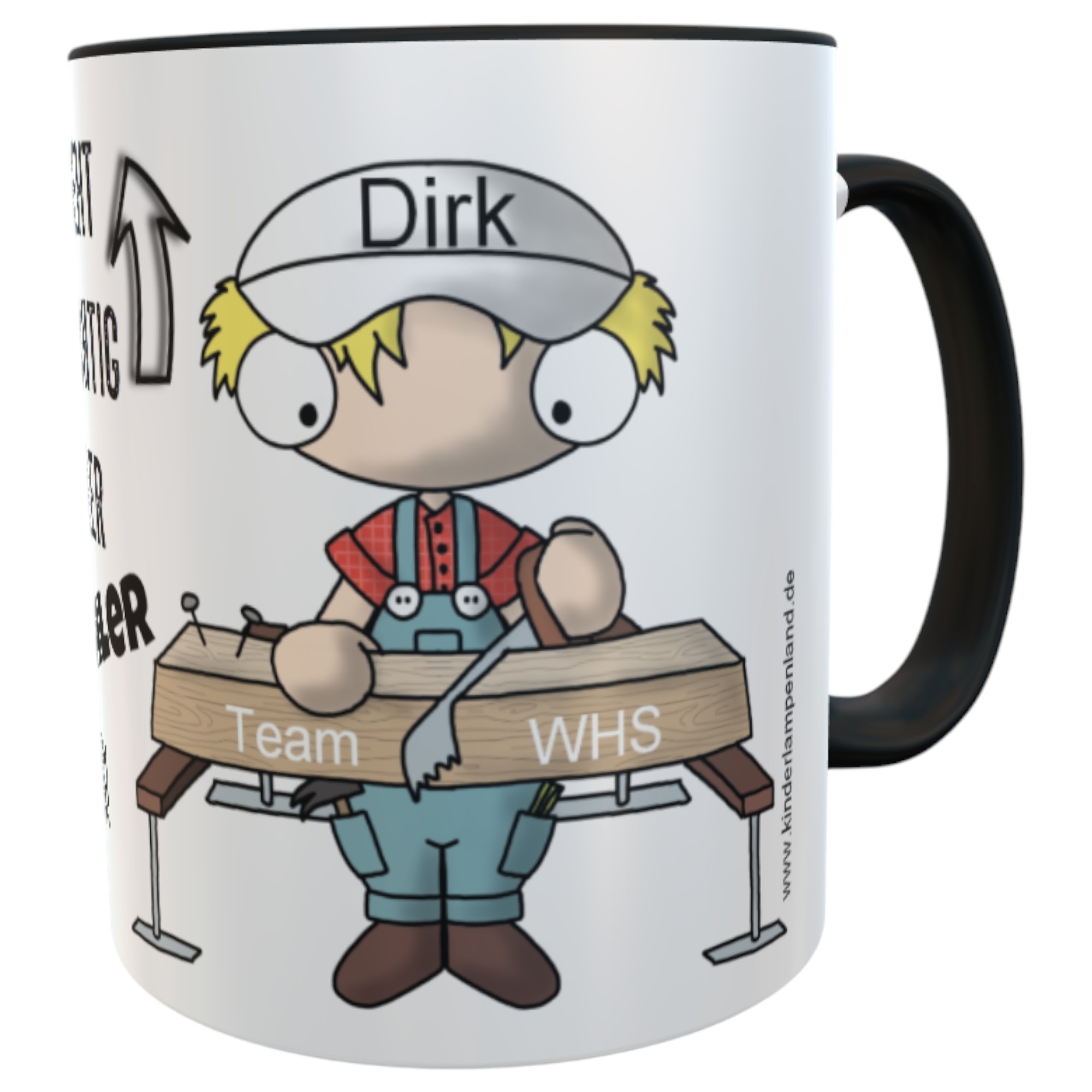 Personalisierte Tischler Tasse – So sieht ein richtig cooler Tischler aus! – Lustige Handwerker, Geschenk für Schreiner & Zimmerer