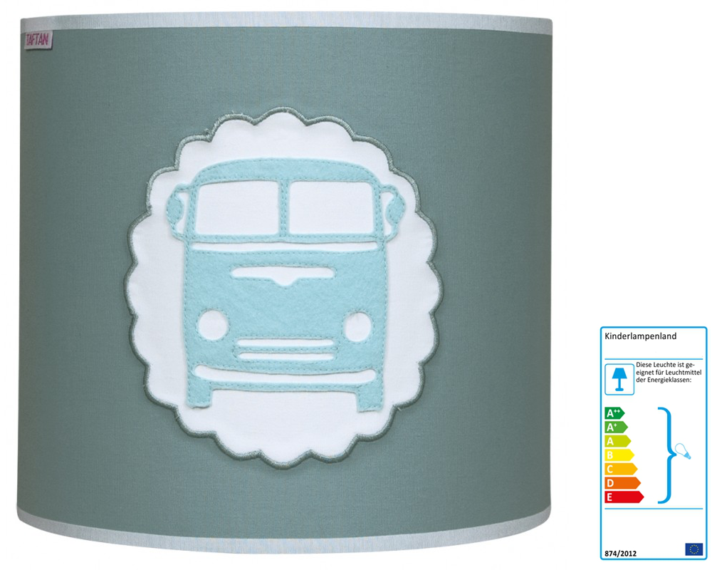 Taftan Wandlampe halbrund Bus