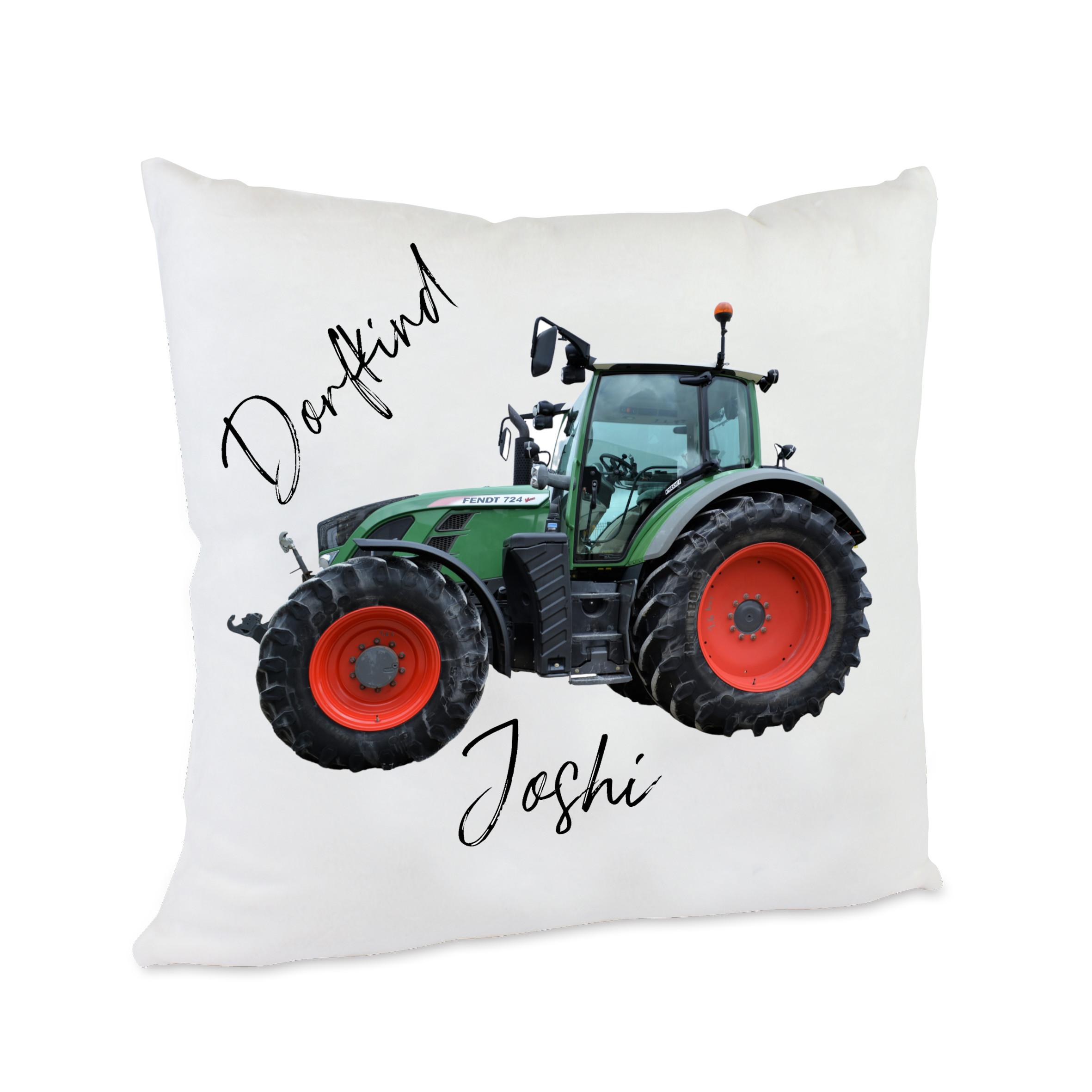 Namenskissen Traktor Dorfkind Kissen mit Namen