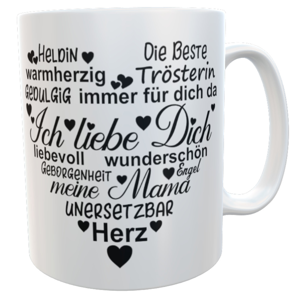Tasse Muttertag Herz Liebe