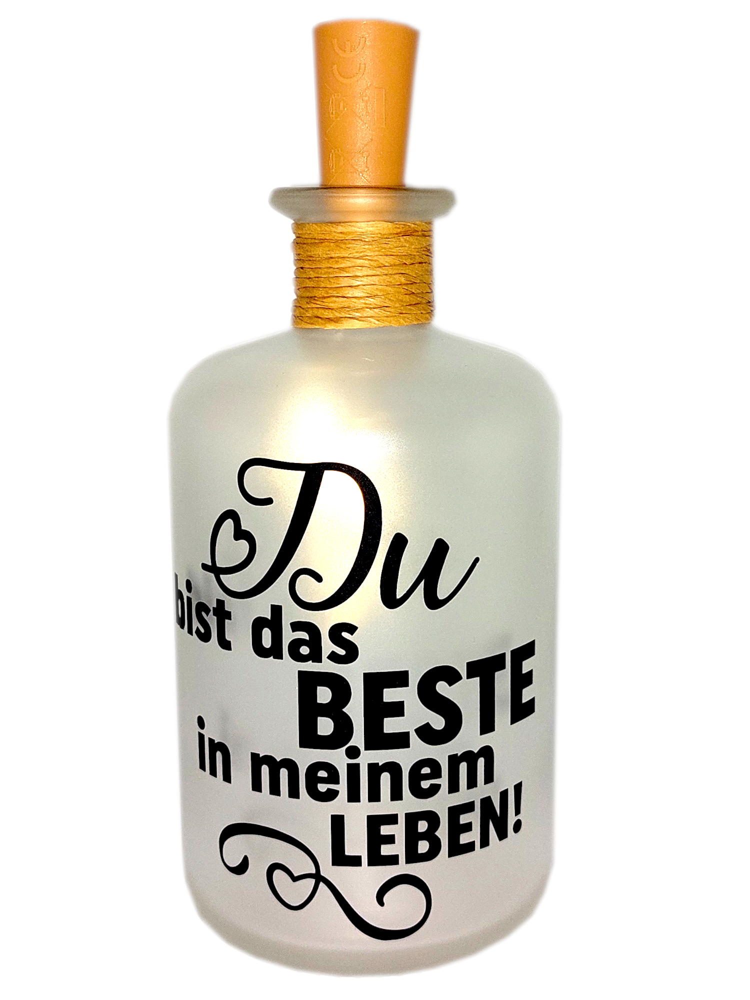 LED-Leuchtflasche Valentinstag