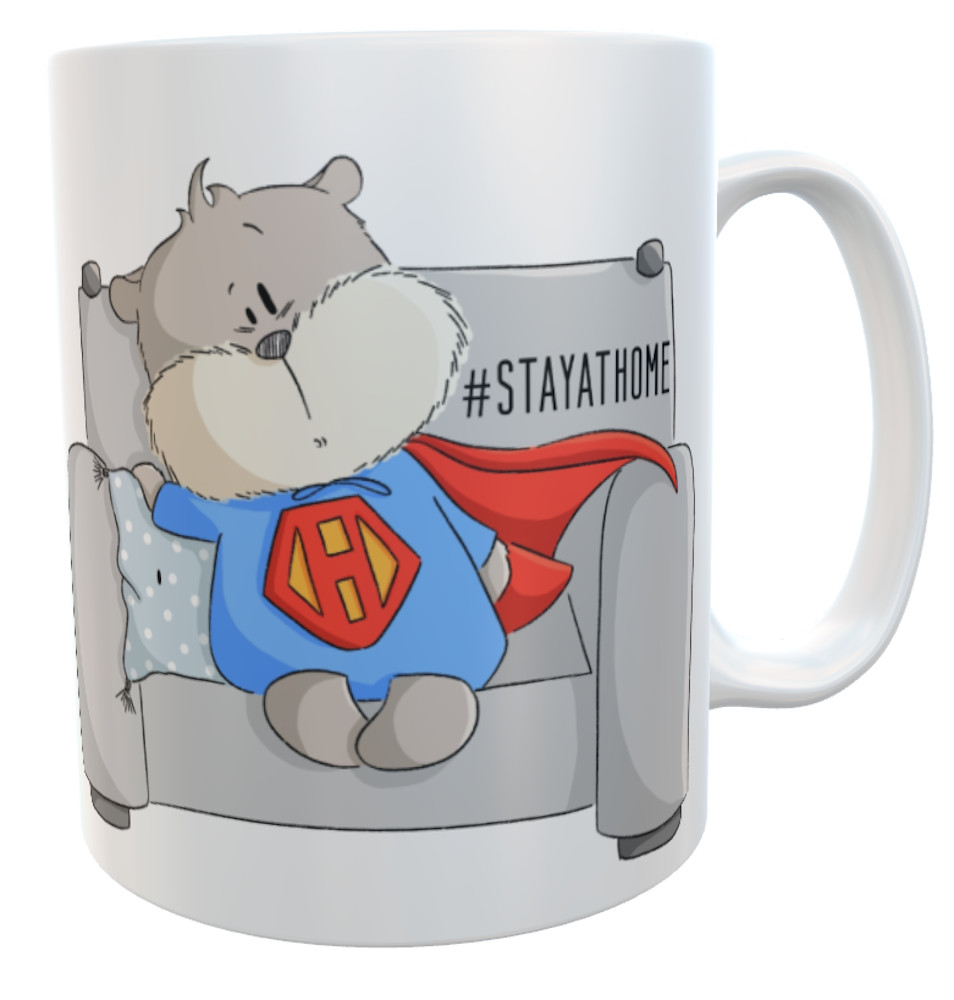 Mut-Mach-Tasse Lass uns mal die Welt retten #STAYATHOME gegen Corona COVID-19