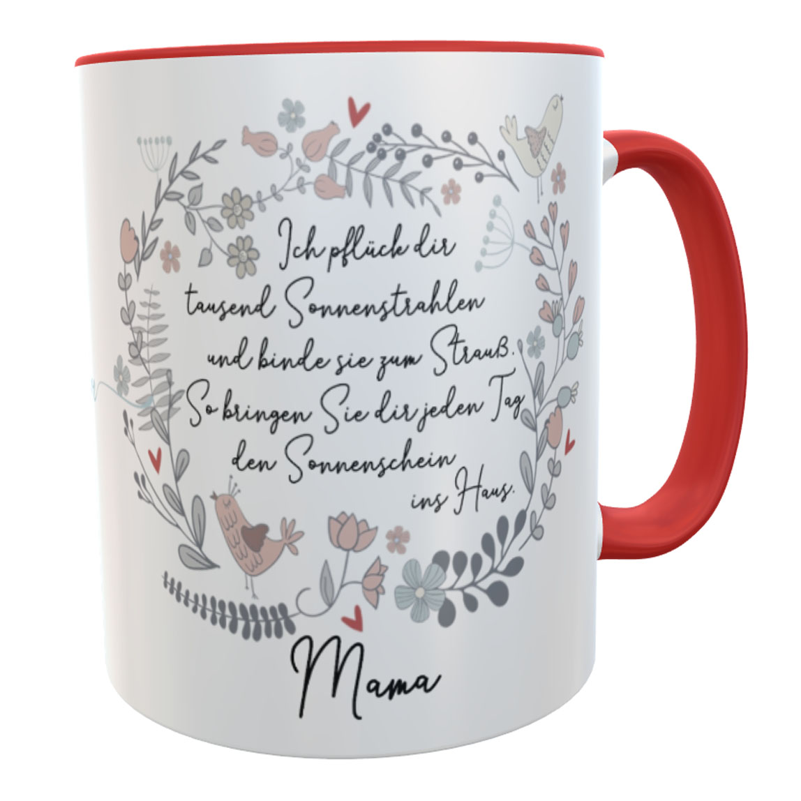 Tasse Muttertag Spruch Ich plück dir